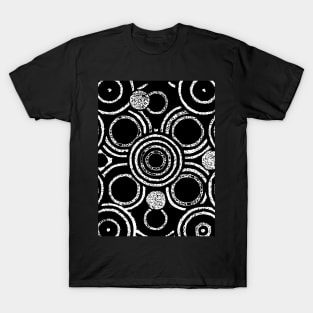 Chalk Circle Pattern T-Shirt